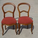 Restored Louis Philippe chairs, set of 2