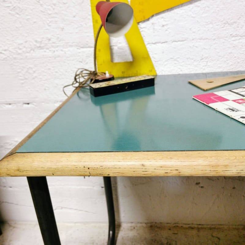 Vintage school teacher's desk