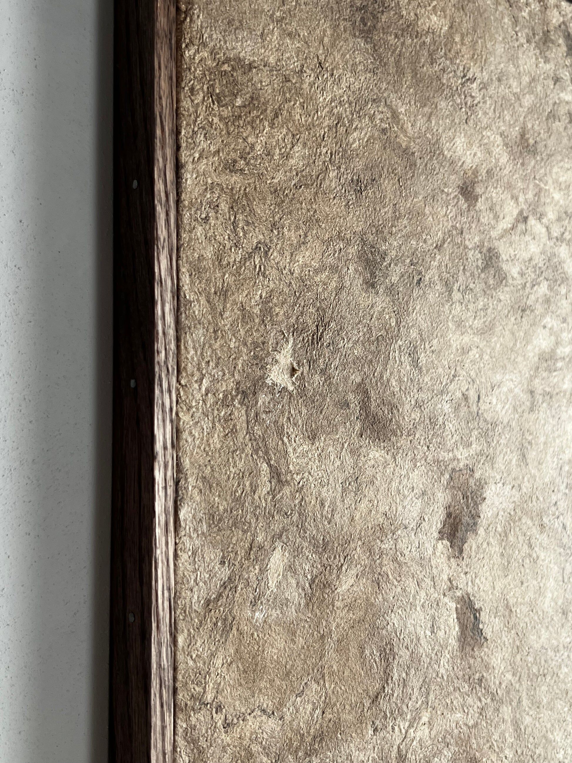 Artwork made of bark paper