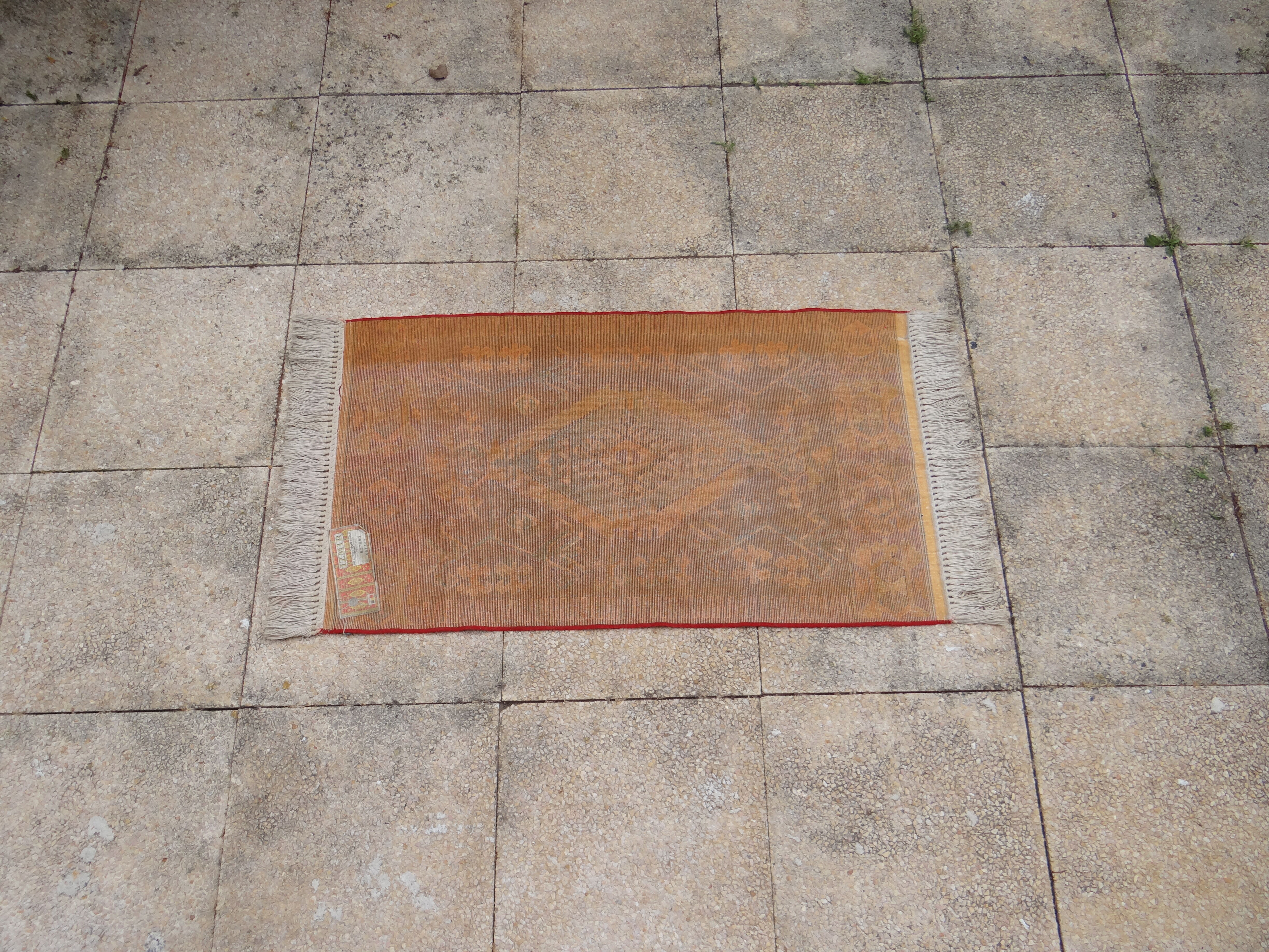 Izmir oriental rug 120x60 cm with vintage handmade Anatolian patterns