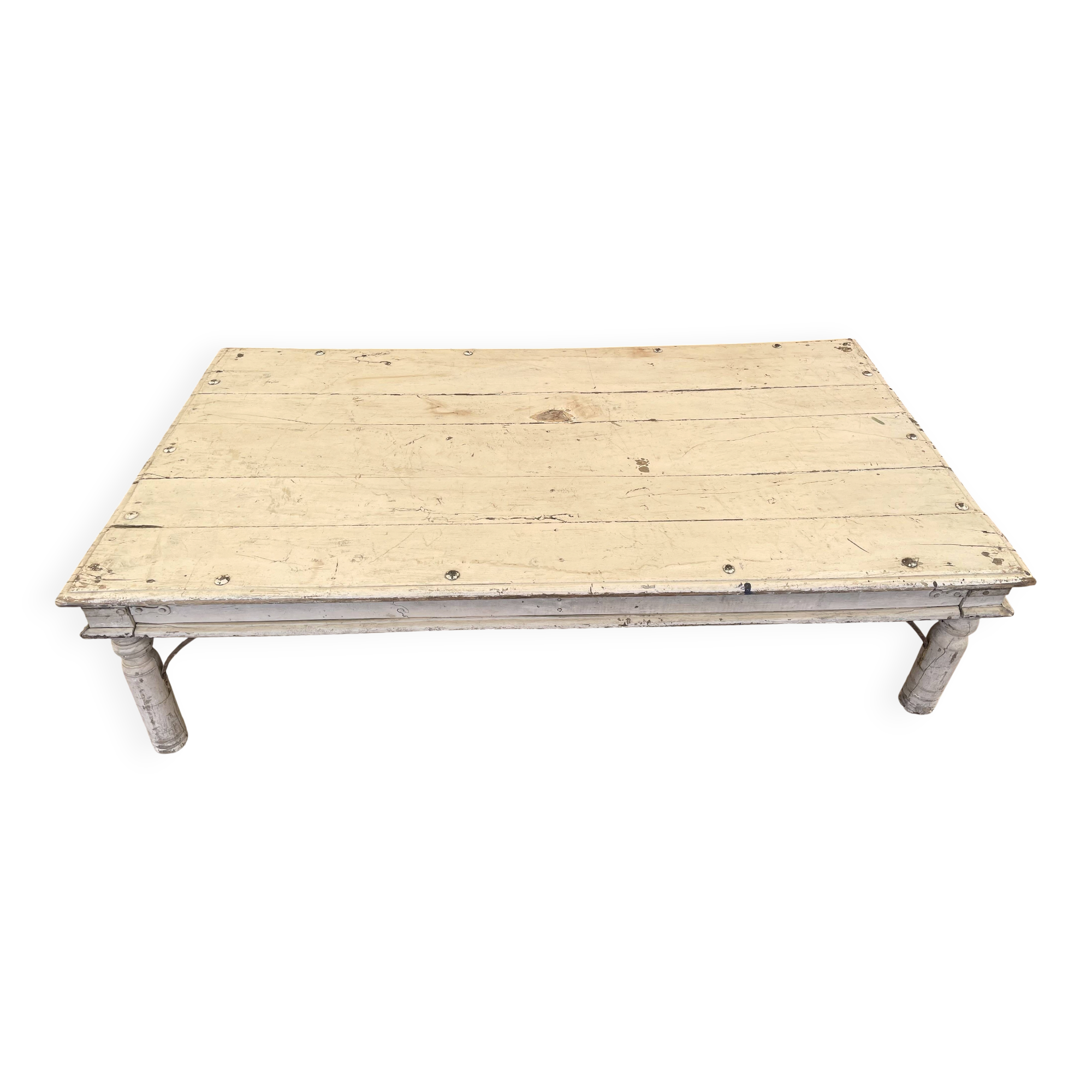 Table basse laqué blanc