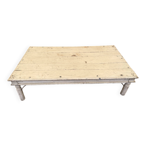 Table basse laqué blanc