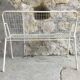 EMU bench model rio vintage - white metal mesh - 1960