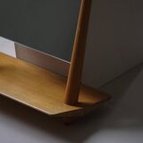 Mid-century Scandinavian floor mirror in wood, 1950–1960