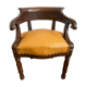 Fauteuil de bureau en chêne XIXeme siècle
