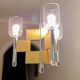 Suspension designed by Gaetano Sciolari, made in Italy. 1970