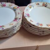 12 plates dessert Limoges 40s brand Ulim