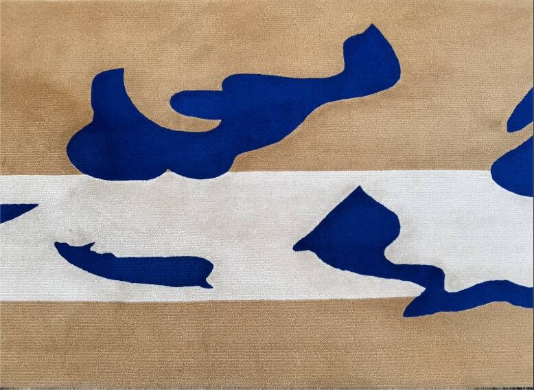 Runner rug in the style of Henri Matisse 545x75.5 cm