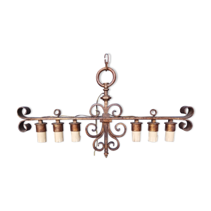 Lustre en fer forgé