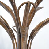 Rattan coat rack 1970