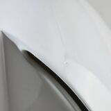 Perdomello 70 White Ceramic Hemisphere Lamp, 1970s