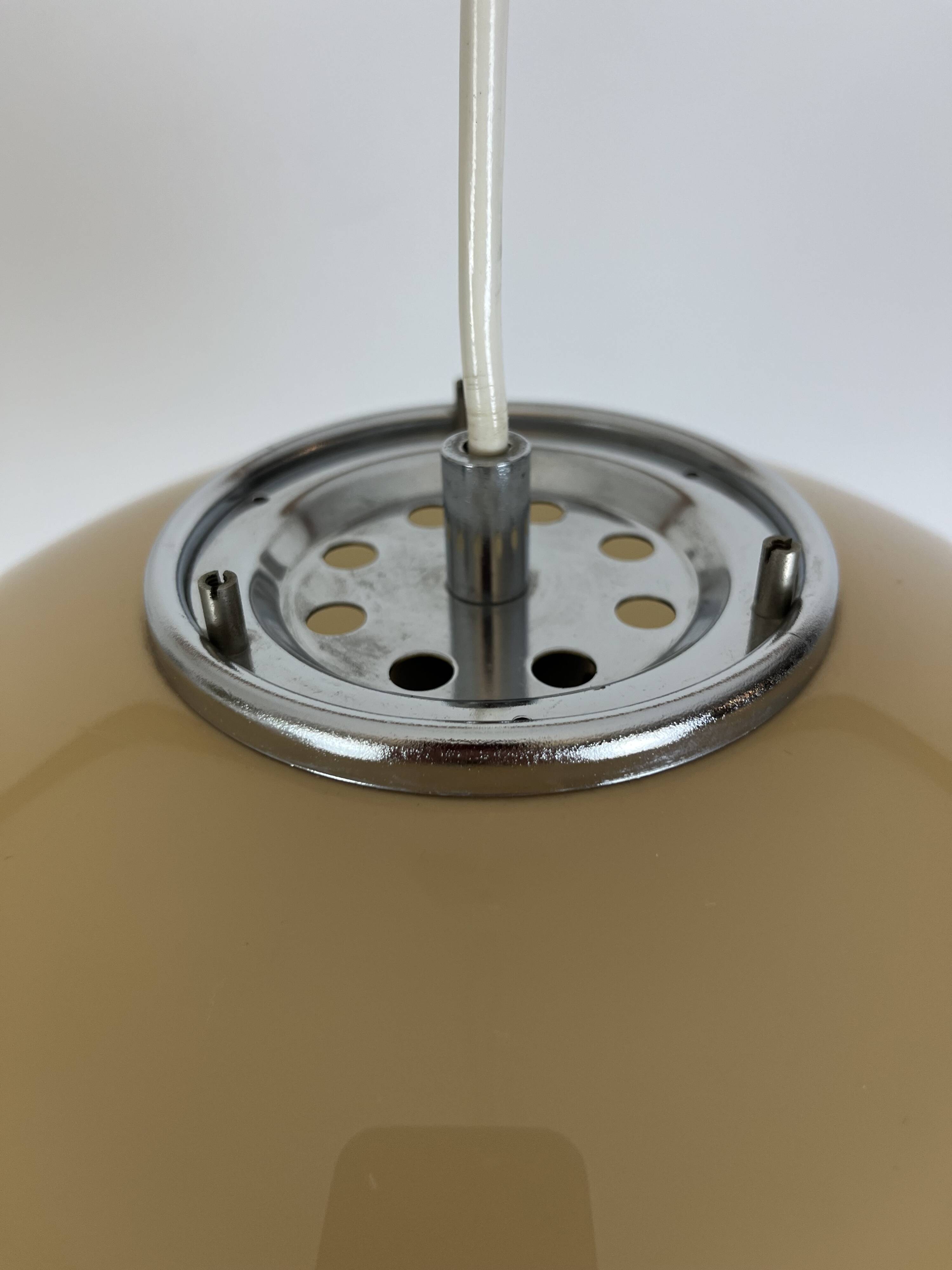 Guzzini pendant light model Jolly by Luigi Massoni, space age 70's style