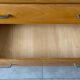 Vintage wooden chest of drawers from the 1950s