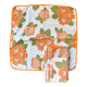 Nappe et serviettes à fleurs, années 70