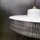 Vintage glass pendant light