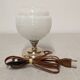 Art Deco bedside or ambient lamp in glass from Clichy, France, circa 1920.