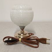Art Deco bedside or ambient lamp in glass from Clichy, France, circa 1920.