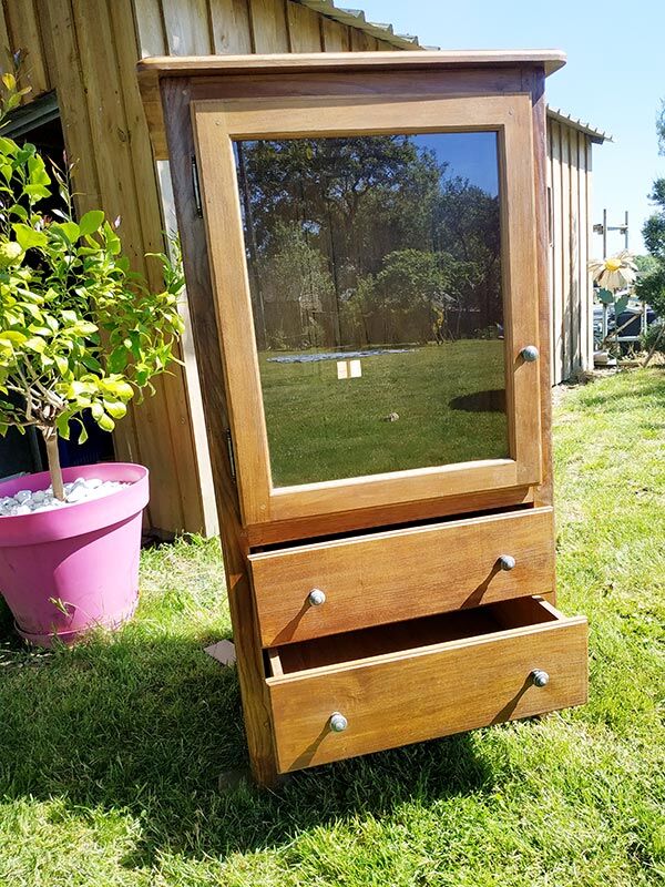 TV furniture with glass window