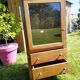 Meuble TV avec vitrine en verre