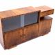 Art Deco-style sideboard, perfect as a TV stand, Poland, 1950s. Restored.