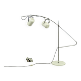 Vintage white Sorrento floorlamp by Copini & Posthuma for Gepo, Netherlands 1970s
