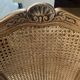 Two caned chairs