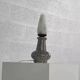 Vintage ceramic and opaline lamp