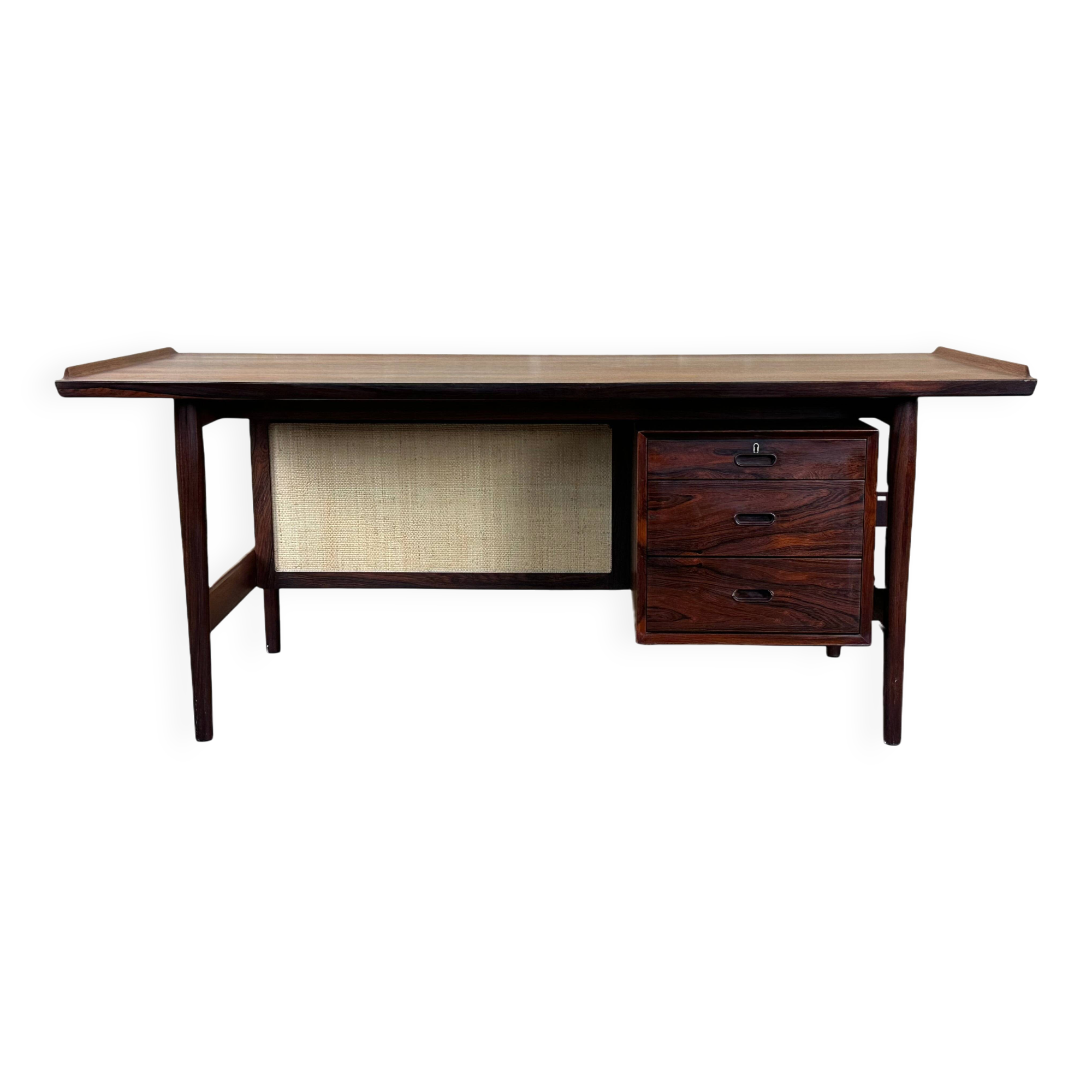 1960s 1970s Rio Rosewood Desk by Arne Vodder for Sibast Furniture