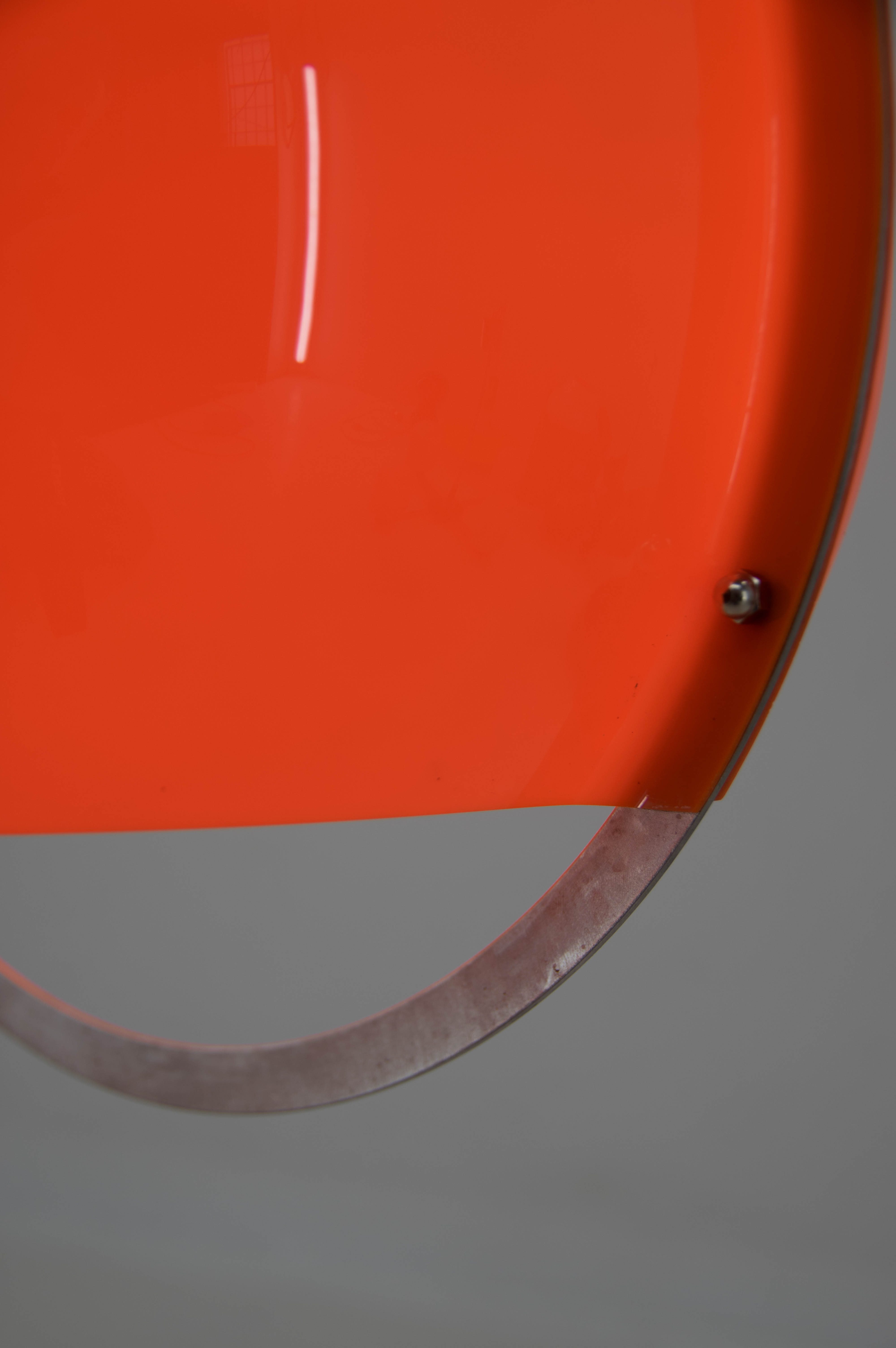 Space age plastic pendant, italy, 1960s