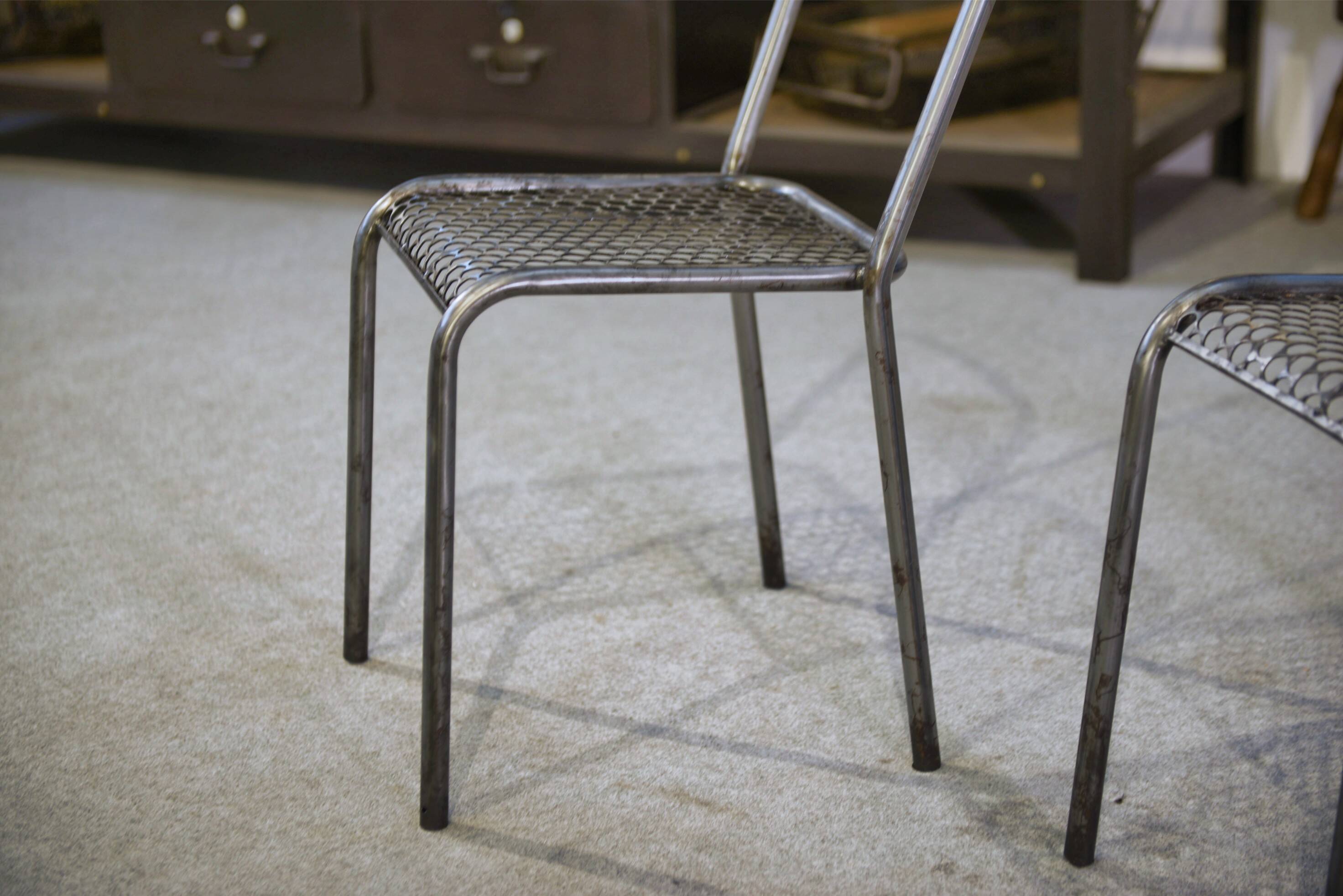 Pair of chairs attributed to René Malaval 1950s