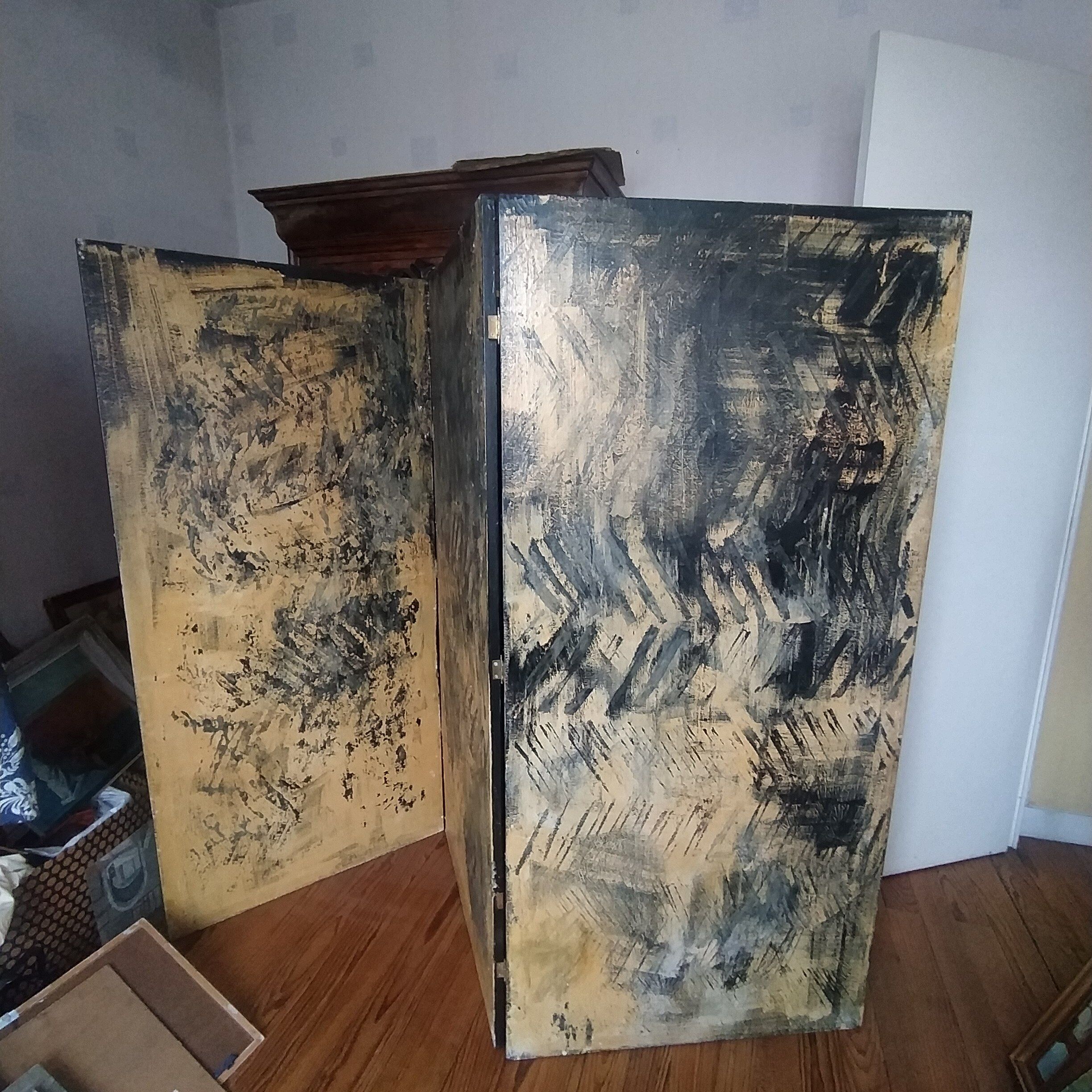 Screen commissioned by goldmith london by bruce fraleigh