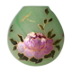 Enamel glass paste vase, Art Nouveau