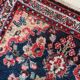 Handmade antique Persian Hamadan rug 71cm x 106cm, 1920s