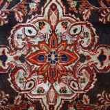 Tapis vintage fait main Tabriz du Moyen-Orient 135cm x 220cm (1950s)