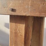 Carpenter's workbench in old solid oak - 2m50