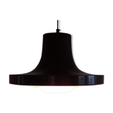 Brown metal pendant lamp with perspex diffuser for ab fagerhult, sweden