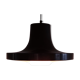 Brown metal pendant lamp with perspex diffuser for ab fagerhult, sweden