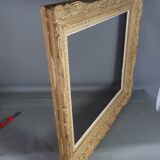 Frame Montparnasse old carved wood 74x65 foliage 55.7x46.7 cm SB
