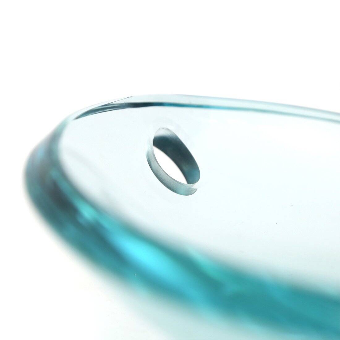 Oval crystal ashtray, 1960s