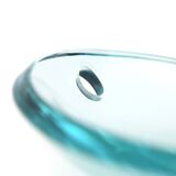 Oval crystal ashtray, 1960s