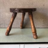 Old folk art stool