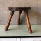 Old folk art stool