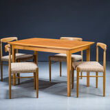 Extendable teak dinner table, 1960