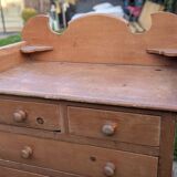 Chest of drawers from the 1980s in wood, very good condition
