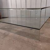 Glass coffee table