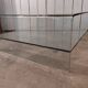 Glass coffee table