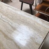 Travertine coffee table, 1970