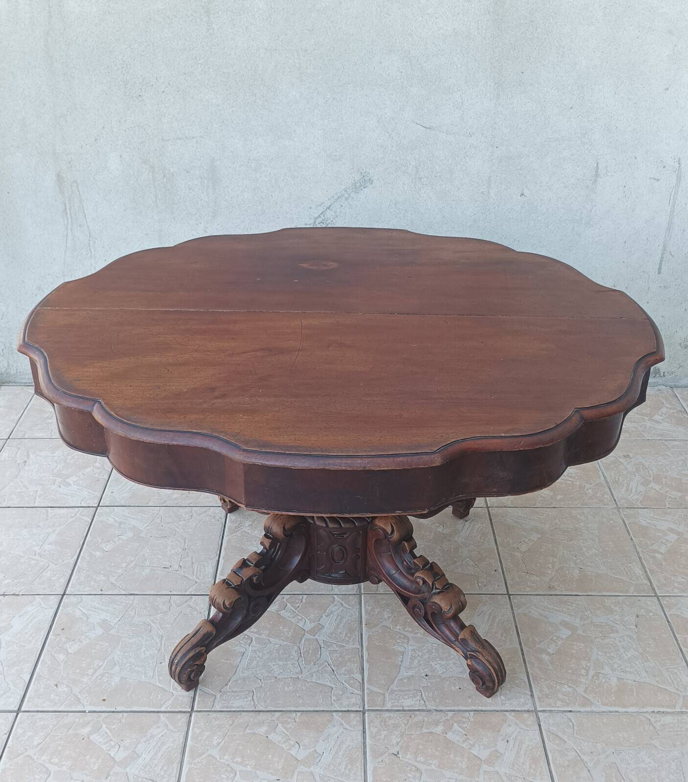 Table style anglais en acajou 19ème