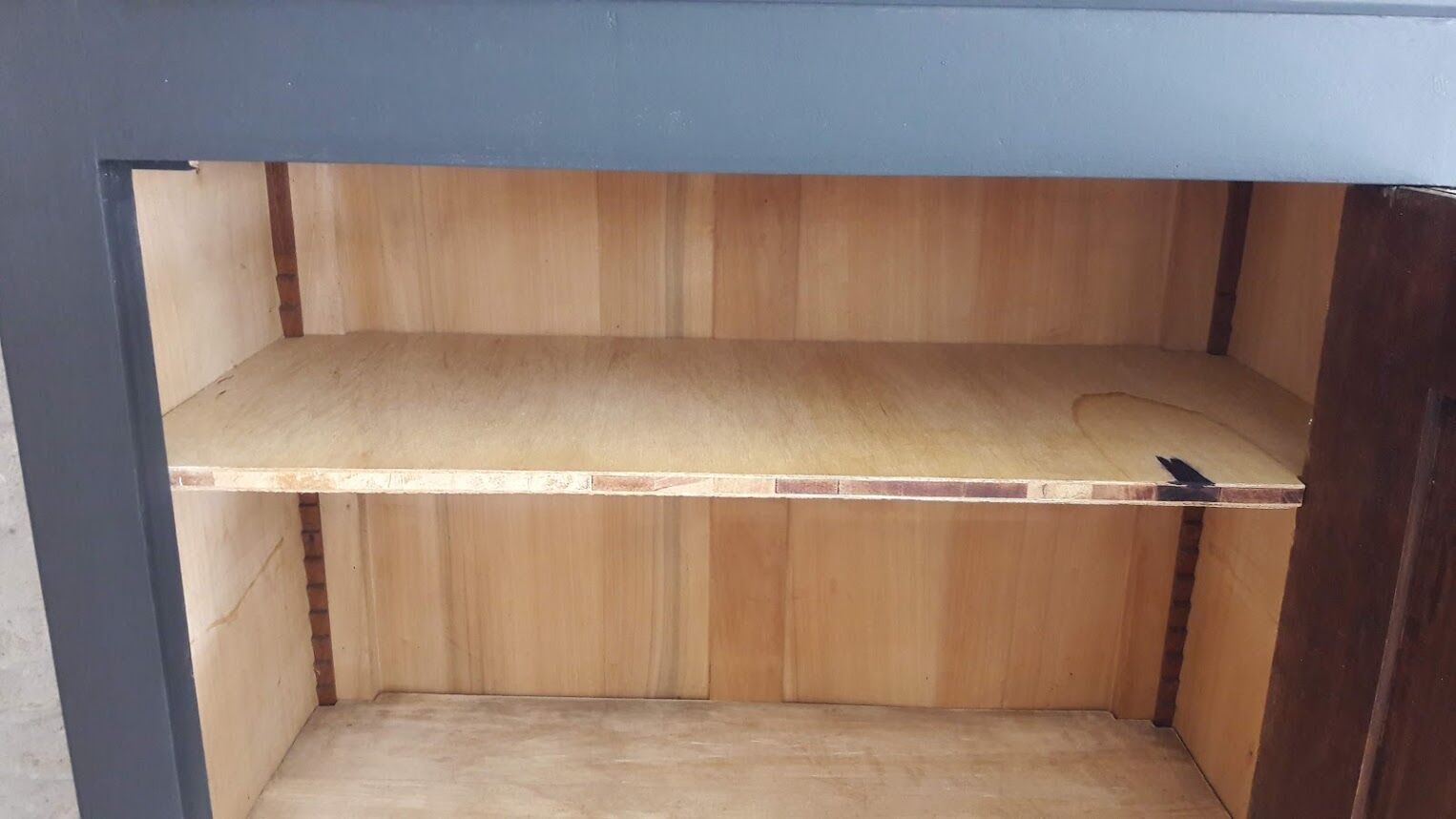 Matte black Paris wardrobe