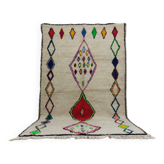 Handmade wool Berber rug 260x160cm